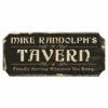 CUSTOMIZABLE Wood Plaque Sign - TAVERN - Color Options -Endurance Sales wood bar sign plaque tavern web blk