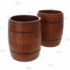 Wood Barrel Tumblers - Set Of 2 (12oz) -Endurance Sales wood barrel tumblers 12oz set of 2 bpc 800