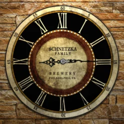 CUSTOMIZE - Rustic Wooden Clock - Brewery - Multiple Sizes -Endurance Sales wood clock rustic brewing 2 web 4