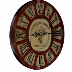 CUSTOMIZE - Rustic Wooden Clock - Wine Theme - Multiple Sizes 10 CUSTOMIZE - Rustic Wooden Clock - Wine Theme - Multiple Sizes -Endurance Sales wood clock wine cellar web 2