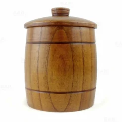 Wooden Ice Bucket With Lid - 1 Quart (35oz)
