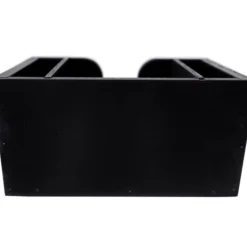 Wooden Bar Napkin & Straw Caddy - BLACK
