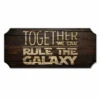 Rule The Galaxy - Wood Plaque Kolorcoat™ Sign 2 Rule The Galaxy - Wood Plaque Kolorcoat™ Sign -Endurance Sales wood plank sign rule galaxy coffee 800