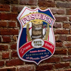 CUSTOMIZABLE Wood Shield Plaque - Heritage Beer Tavern Sign - Many Options Available - Two Sizes -Endurance Sales wood shield plaque sign customize add your name personalize beer australia