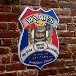 CUSTOMIZABLE Wood Shield Plaque - Heritage Beer Tavern Sign - Many Options Available - Two Sizes -Endurance Sales wood shield plaque sign customize add your name personalize beer cuba