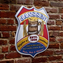 CUSTOMIZABLE Wood Shield Plaque - Heritage Beer Tavern Sign - Many Options Available - Two Sizes -Endurance Sales wood shield plaque sign customize add your name personalize beer netherlands