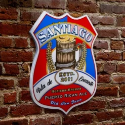 CUSTOMIZABLE Wood Shield Plaque - Heritage Beer Tavern Sign - Many Options Available - Two Sizes -Endurance Sales wood shield plaque sign customize add your name personalize beer puerto rico