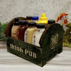 Front Page -Endurance Sales wooden condiment caddy irish pub WEB 6
