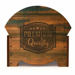 Wooden Condiment Caddy W/ Handle- Customizable Vintage Box Design -Endurance Sales wooden condiment caddy vintage WEB 3