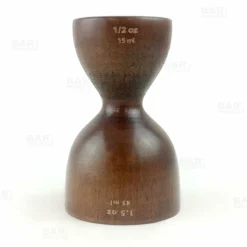 Wooden Double Jigger - .5 By 1.5 Ounces -Endurance Sales wooden jigger bpc 800