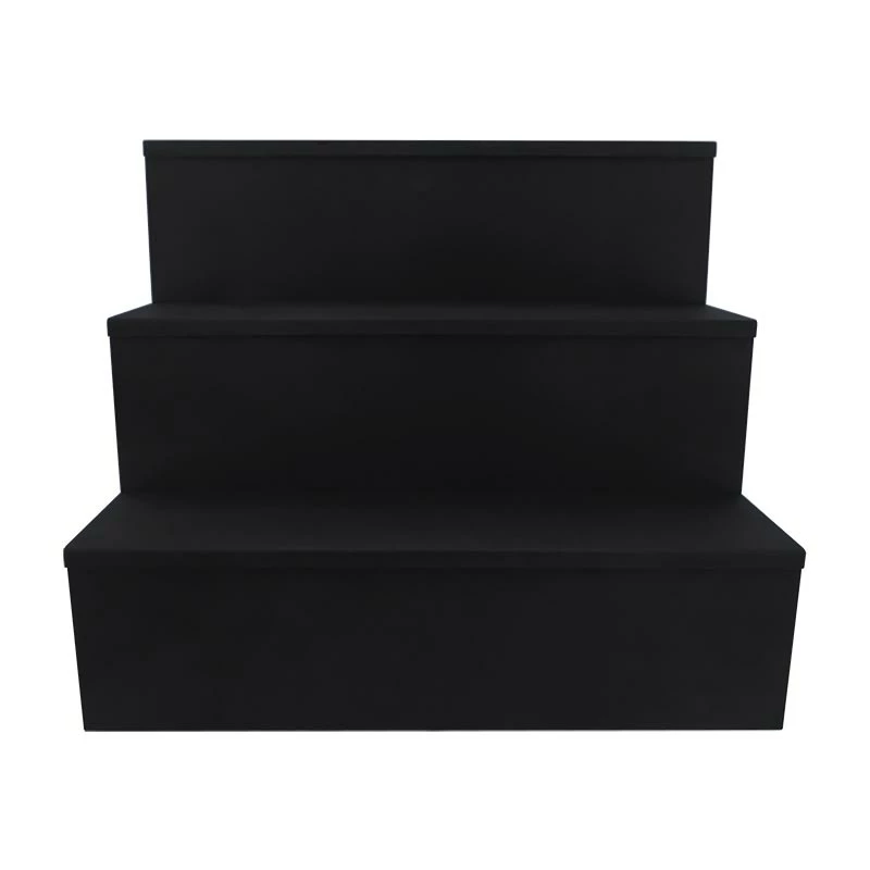 1.75 Liter Bottle Wooden Liquor Shelves - Handcrafted In The USA - 3 Tier - Black 6 1.75 Liter Bottle Wooden Liquor Shelves - Handcrafted In The USA - 3 Tier - Black - Image 4