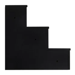 1.75 Liter Bottle Wooden Liquor Shelves - Handcrafted In The USA - 3 Tier - Black 15 1.75 Liter Bottle Wooden Liquor Shelves - Handcrafted In The USA - 3 Tier - Black -Endurance Sales wooden liquor 3 tier 1.75 liquor bottle shelves wood all natural spirits black side 2