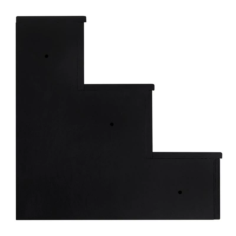 1.75 Liter Bottle Wooden Liquor Shelves - Handcrafted In The USA - 3 Tier - Black 9 1.75 Liter Bottle Wooden Liquor Shelves - Handcrafted In The USA - 3 Tier - Black - Image 7