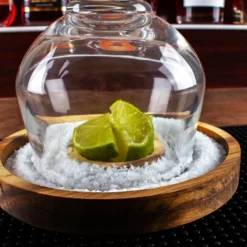 BarConic® Wooden Salt Rimmer -Endurance Sales wooden salt rimmer scene1copy