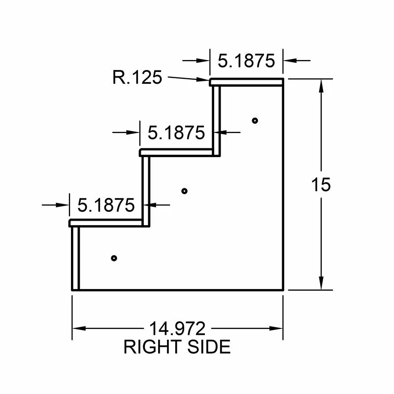 1.75 Liter Bottle Wooden Liquor Shelves - Handcrafted In The USA - 3 Tier - Natural 11 1.75 Liter Bottle Wooden Liquor Shelves - Handcrafted In The USA - 3 Tier - Natural - Image 9