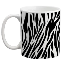 Custom Coffee Mug - Zebra - 11 Ounce